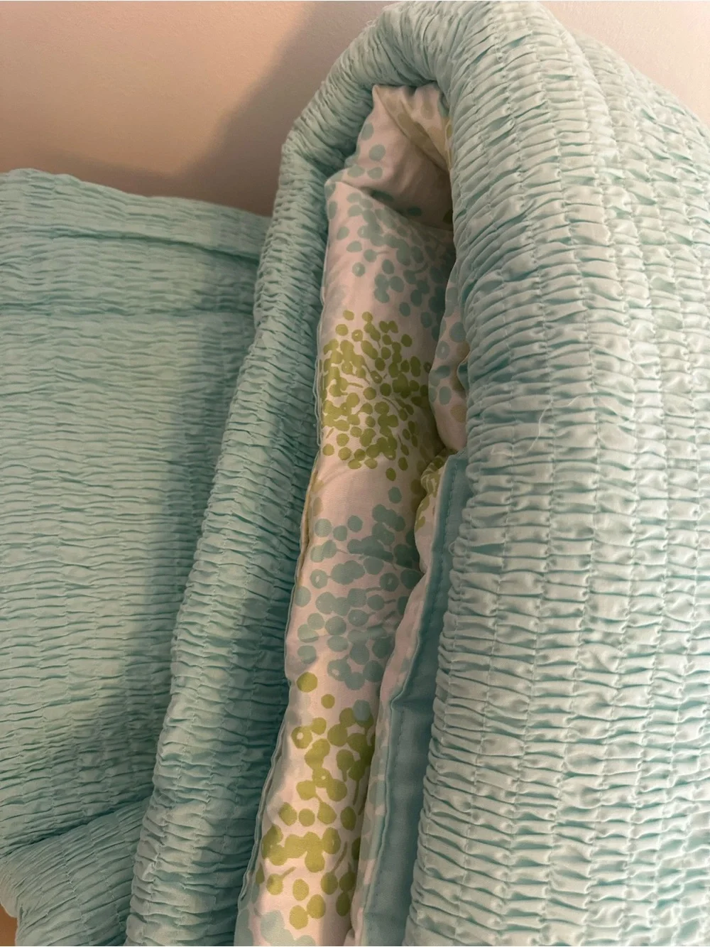 Dkny Aqua Blue Confetti Full / Queen Comforter Set 4pc Pillow Shams Bedding